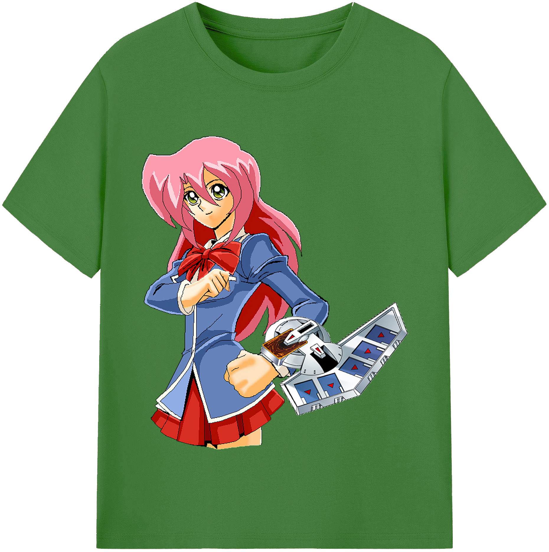 （画像用） 遊☆戯☆王 Yu-Gi-Oh! レディースカジュアルプリントTシャツ（綿100％）
